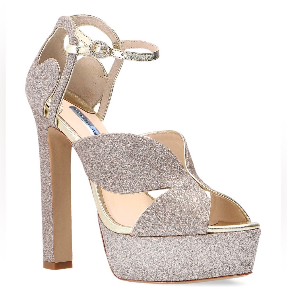 Sophia Webster Glitter Platform Heels